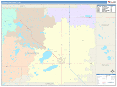 Codington County, SD Wall Map