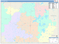 Day County, SD Wall Map