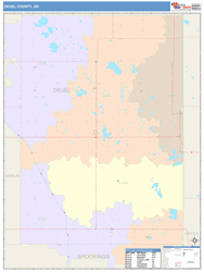 Deuel County, SD Wall Map