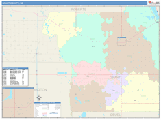 Grant County, SD Wall Map
