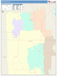 Tripp County, SD Wall Map