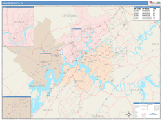 Roane County, TN Wall Map