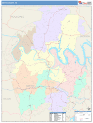 Smith County, TN Wall Map