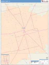 Dawson County, TX Wall Map