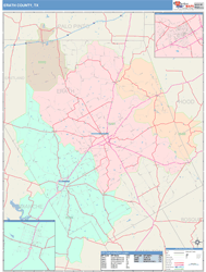 Erath County, TX Wall Map