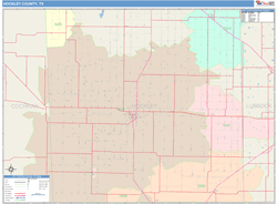 Hockley County, TX Wall Map