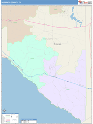 Hudspeth County, TX Wall Map