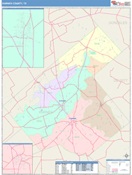 Karnes County, TX Wall Map