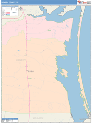 Kenedy County, TX Wall Map