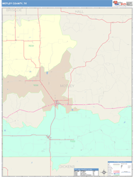 Motley County, TX Wall Map