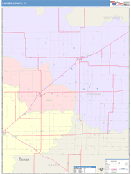 Parmer County, TX Wall Map