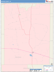 Reagan County, TX Wall Map