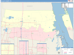 Willacy County, TX Wall Map