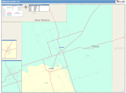 Winkler County, TX Wall Map