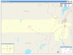 Juab County, UT Wall Map