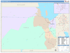 Tooele County, UT Wall Map