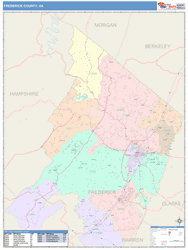 Frederick County, VA Wall Map