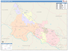 Goochland County, VA Wall Map