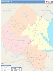 Stafford County, VA Wall Map