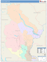 Chelan County, WA Wall Map