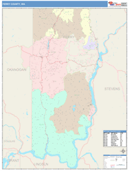 Ferry County, WA Wall Map