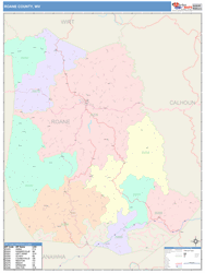 Roane County, WV Wall Map
