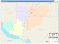 Pepin County, WI Wall Map