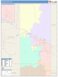 Goshen County, WY Wall Map