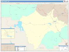 Park County, WY Wall Map