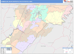 Cumberland Metro Area Wall Map