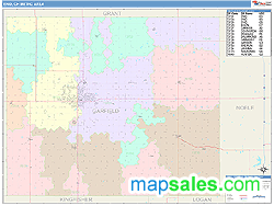 Enid Metro Area Wall Map