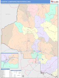 Flagstaff Metro Area Wall Map