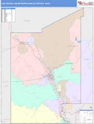 Las Cruces Metro Area Wall Map