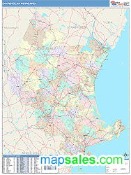 Lawrence Metro Area Wall Map