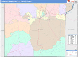 Farmington Metro Area Wall Map