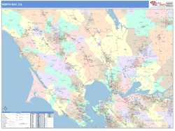 North Bay Metro Area Wall Map