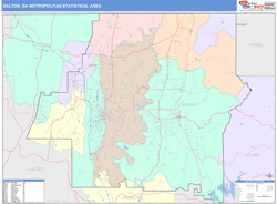 Dalton Metro Area Wall Map