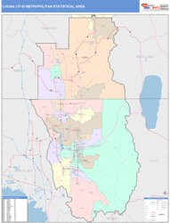 Logan Metro Area Wall Map