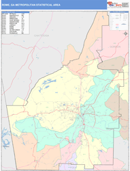 Wasatch Front Metro Area Wall Map