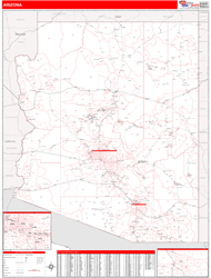 Arizona  Wall Map