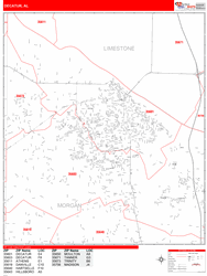 Decatur Wall Map