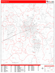Huntsville Wall Map