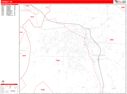 Conway Wall Map