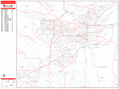 Little Rock Wall Map