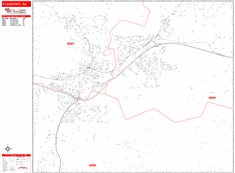 Flagstaff Zip Code Wall Map