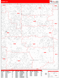 Gilbert Wall Map