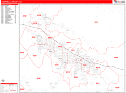 Coachella Valley Wall Map