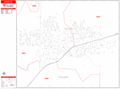 Davis Zip Code Wall Map