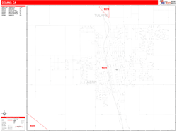 Delano Zip Code Wall Map