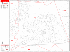 Folsom Zip Code Wall Map